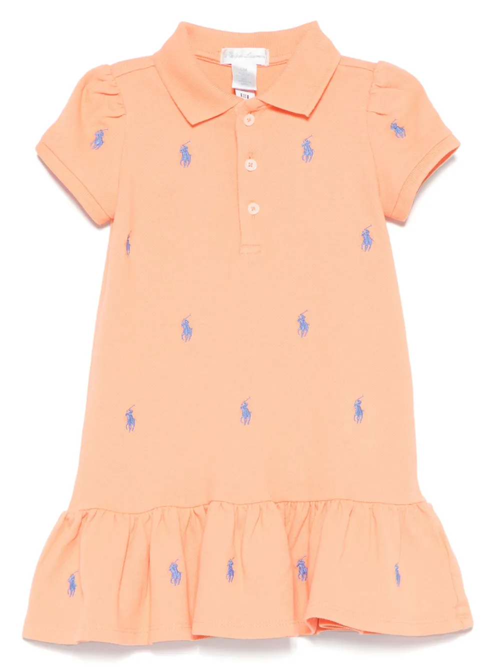 

Комплект из платья и блумеров Polo Pony POLO RALPH LAUREN KIDS, оранжевый
