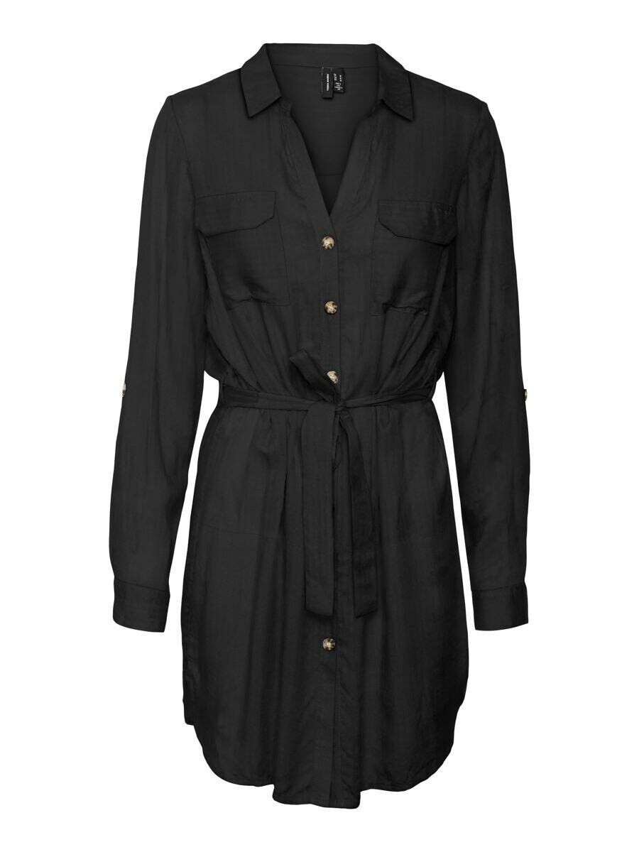 

Платье рубашка Vero Moda Curve Shirt Dress, черный