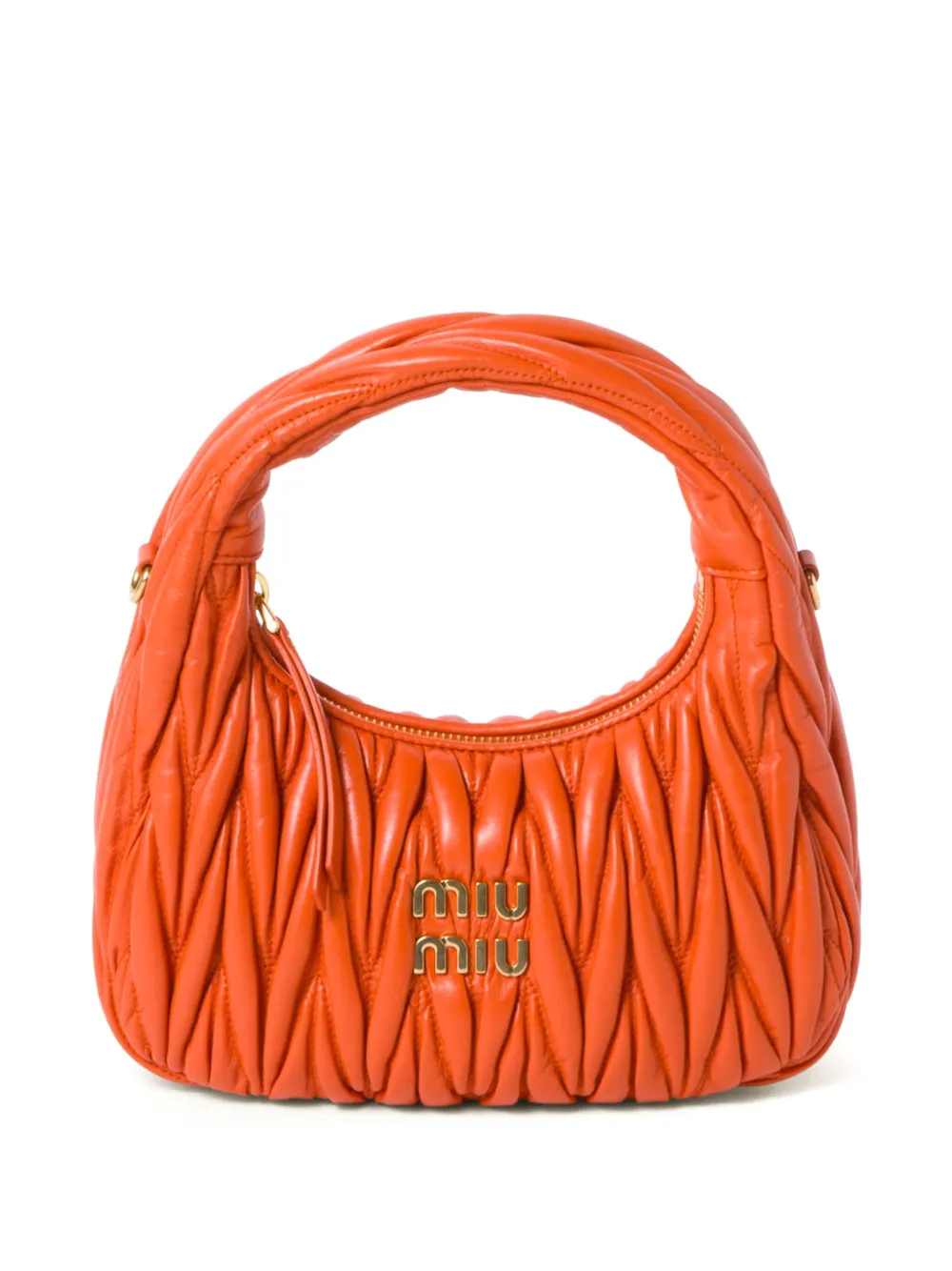 

Стеганая сумка-тоут Wander MIU MIU, оранжевый