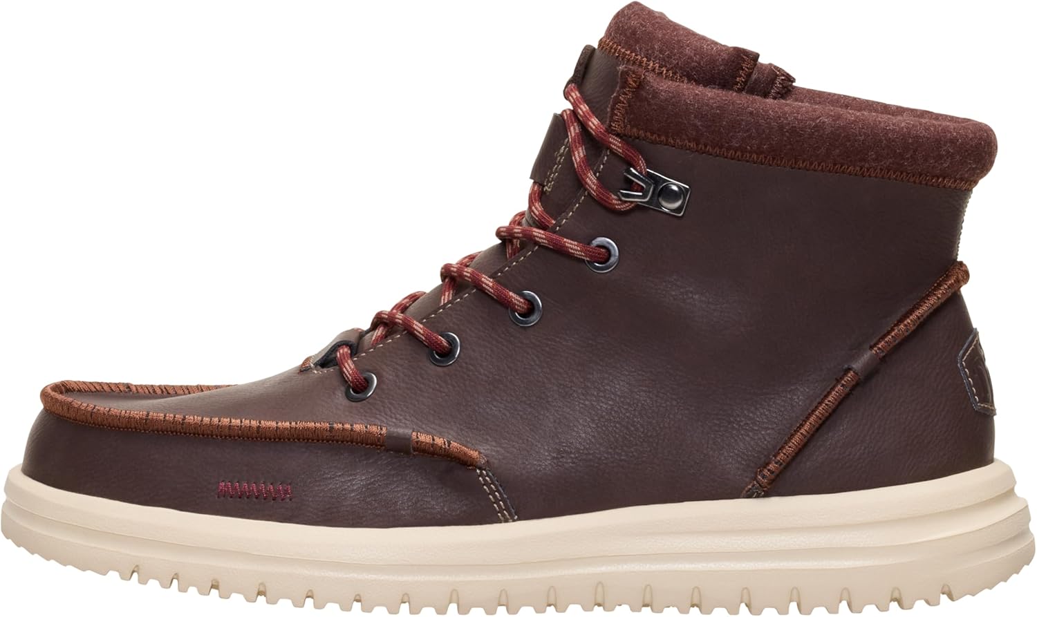 

Мужские классические ботинки HEYDUDE Bradley, Легкие водоотталкивающие мужские ботинки на каждый день, Cocoa