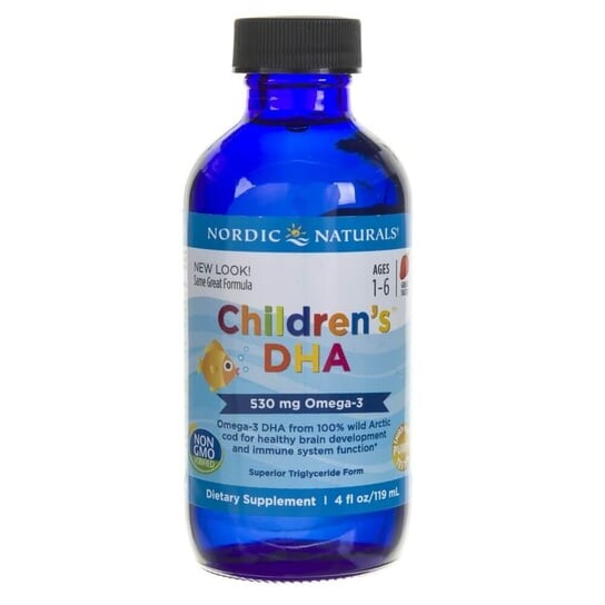 

Nordic Naturals, Детская ДГК для детей со вкусом клубники, 119 мл