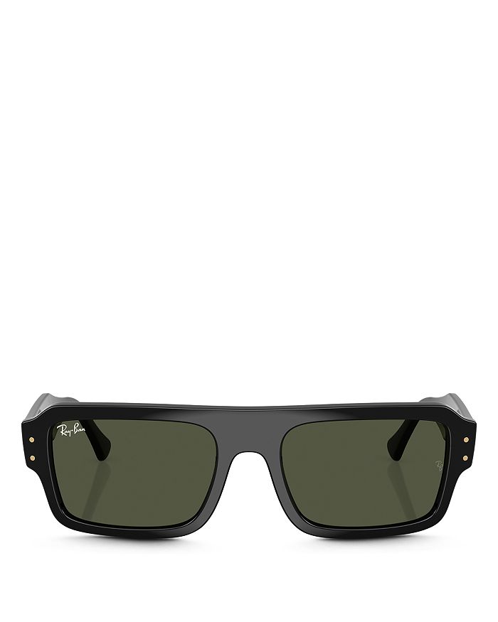 

Прямоугольные солнцезащитные очки, 56 мм Ray-Ban, черный