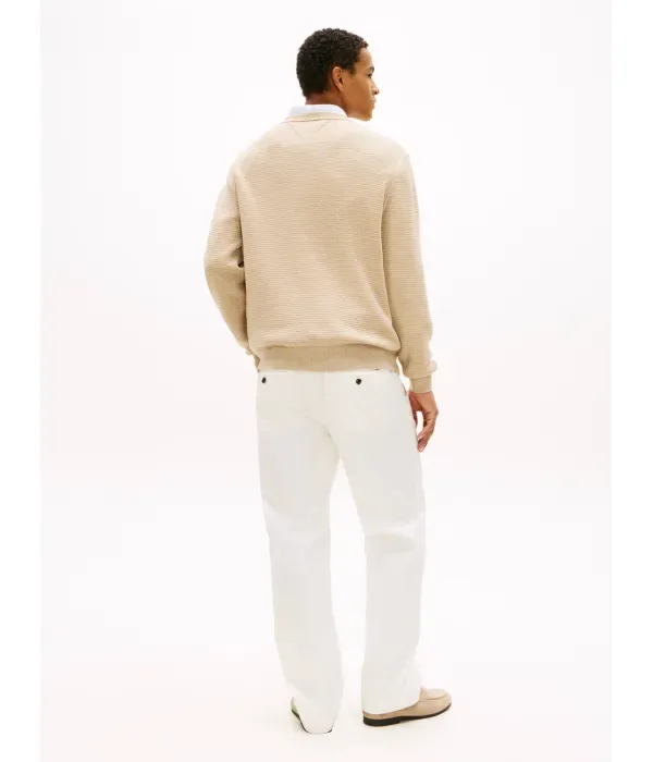 Сезонный свитер regular fit Tommy Hilfiger, бежевый — фото 3