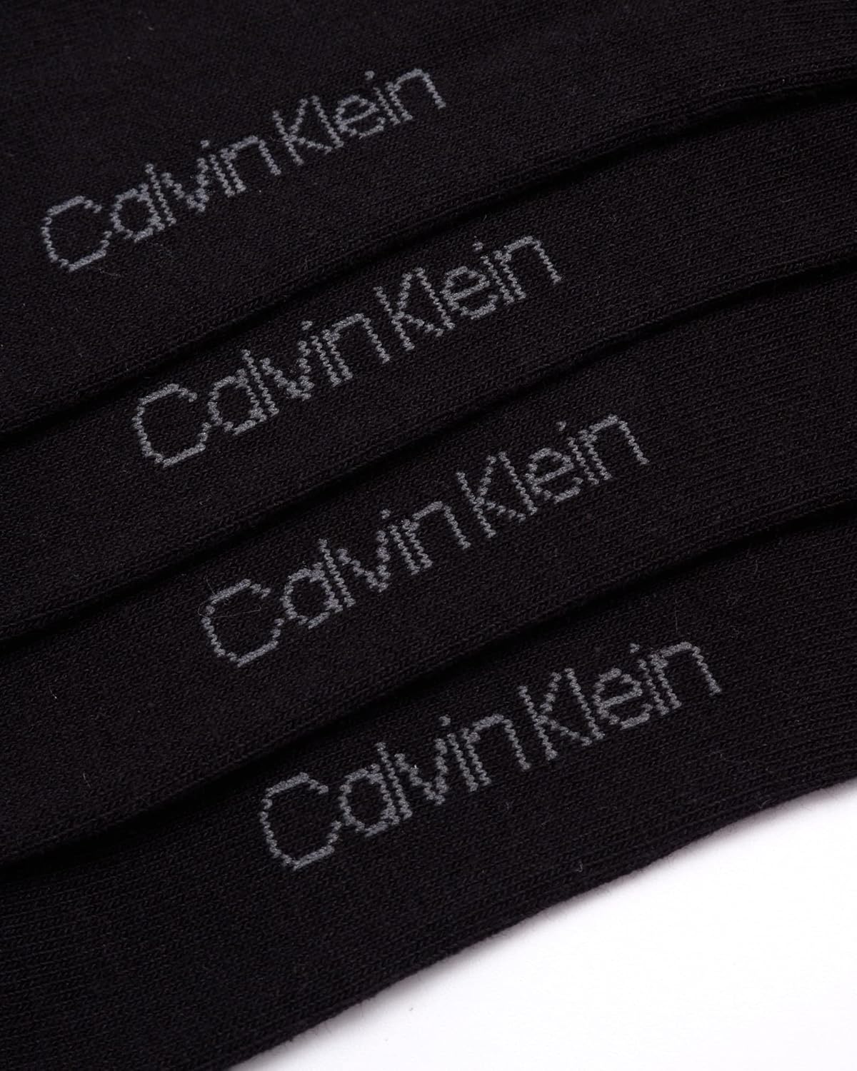 Мужские носки Calvin Klein под наряд - 8 пар дышащих рабочих носков из хлопковой смеси для мужчин, для повседневного делового и официального ношения, Black Argyle — фото 4