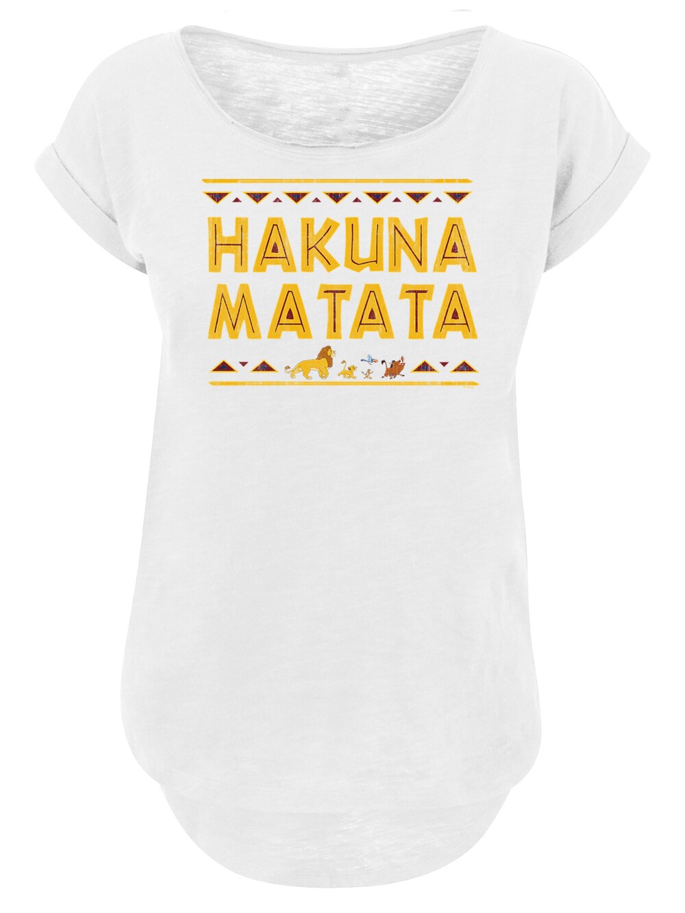 

Рубашка F4NT4STIC Hakuna Matata, пестрый белый