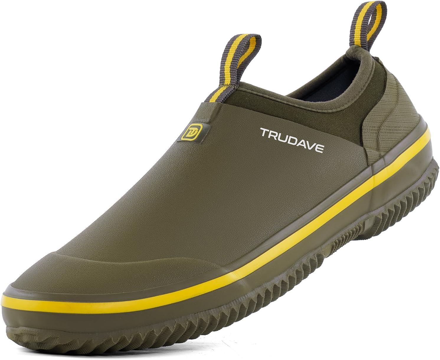 

Мужские садовые ботинки Trudave, водонепроницаемые женские сапоги без шнурков, резиновая обувь унисекс для садоводства, фермерства, ухода за газоном и работы во дворе, размеры 6-13, зеленый