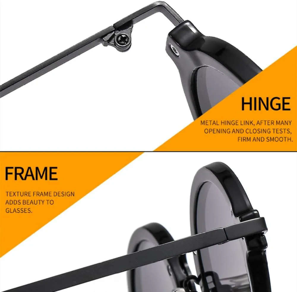 

Винтажные металлические солнцезащитные очки в стиле панк для мужчин и женщин, маленькие круглые, роскошные, персонализированные, в стиле хип-хоп DSXLY, White