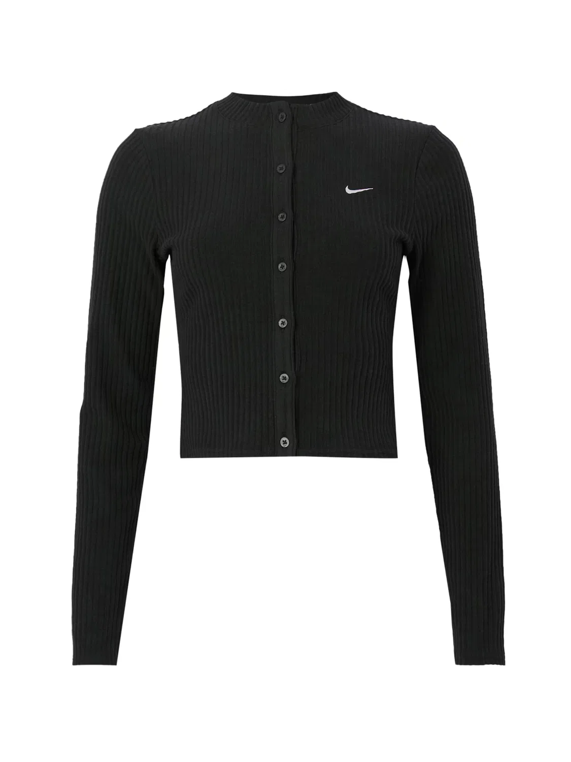 Вязаный кардиган 'CHILL' Nike Sportswear, Black