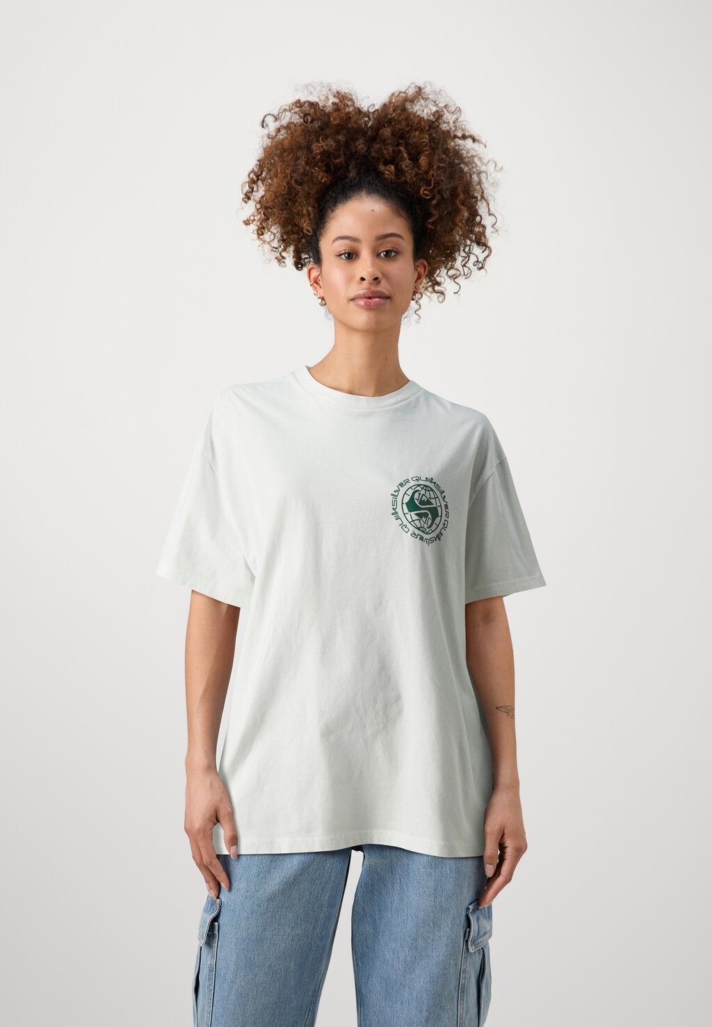 

Футболка с принтом A Chance Unisex Quiksilver, устричный белый
