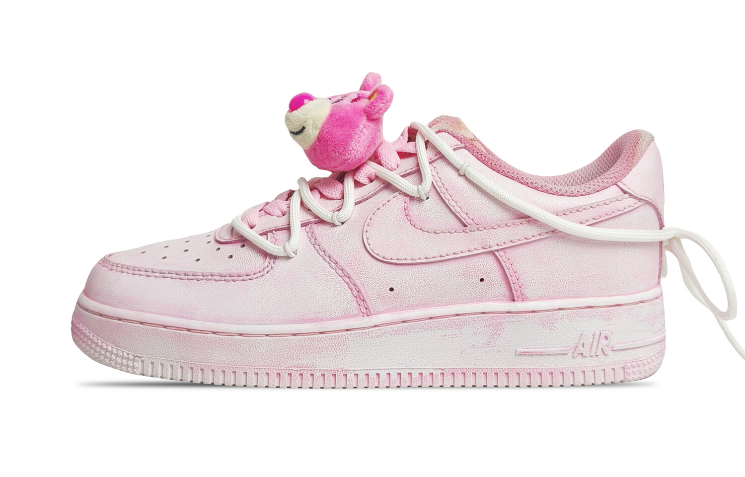 

Кроссовки Nike Air Force 1 Skateboarding Shoes Women's Mid-top Pink, розовый