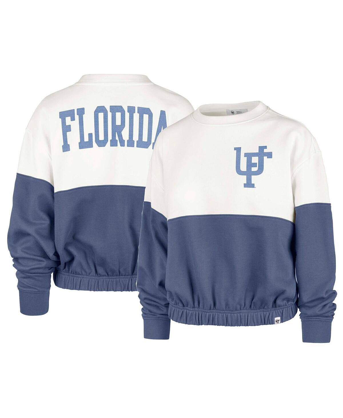 

Женский белый пуловер Royal Florida Gators Take Two Bonita свитшот '47 Brand