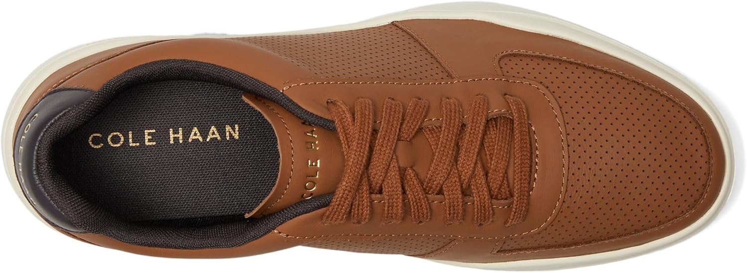 Мужские кроссовки Cole Haan Grand Crosscourt Modern с перфорацией, British Tan Leather — фото 3