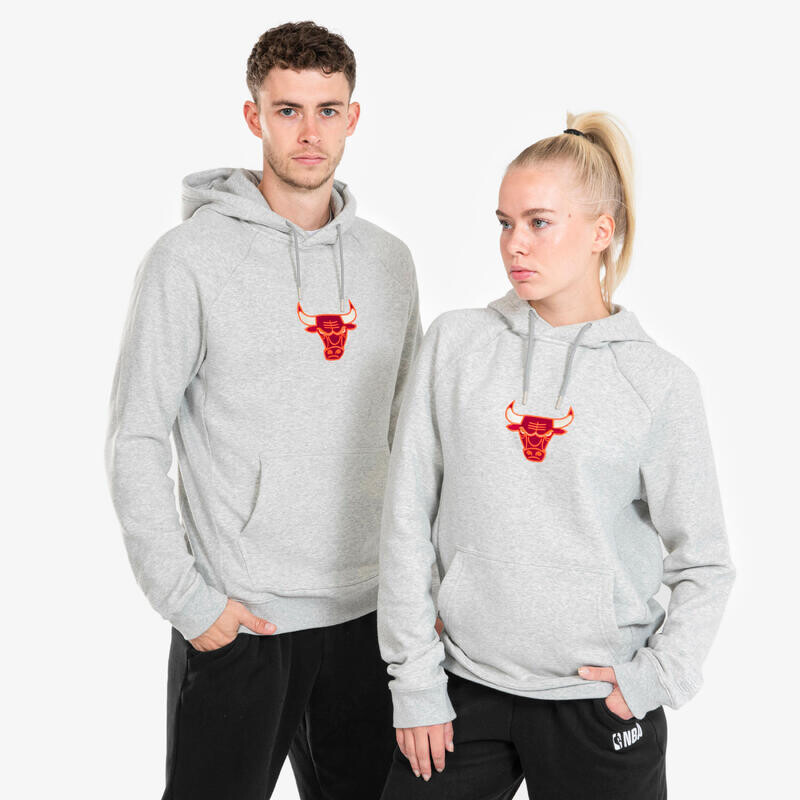 

Толстовка унисекс Chicago Bulls - Толстовка 900 NBA Серая TARMAK, цвет beige