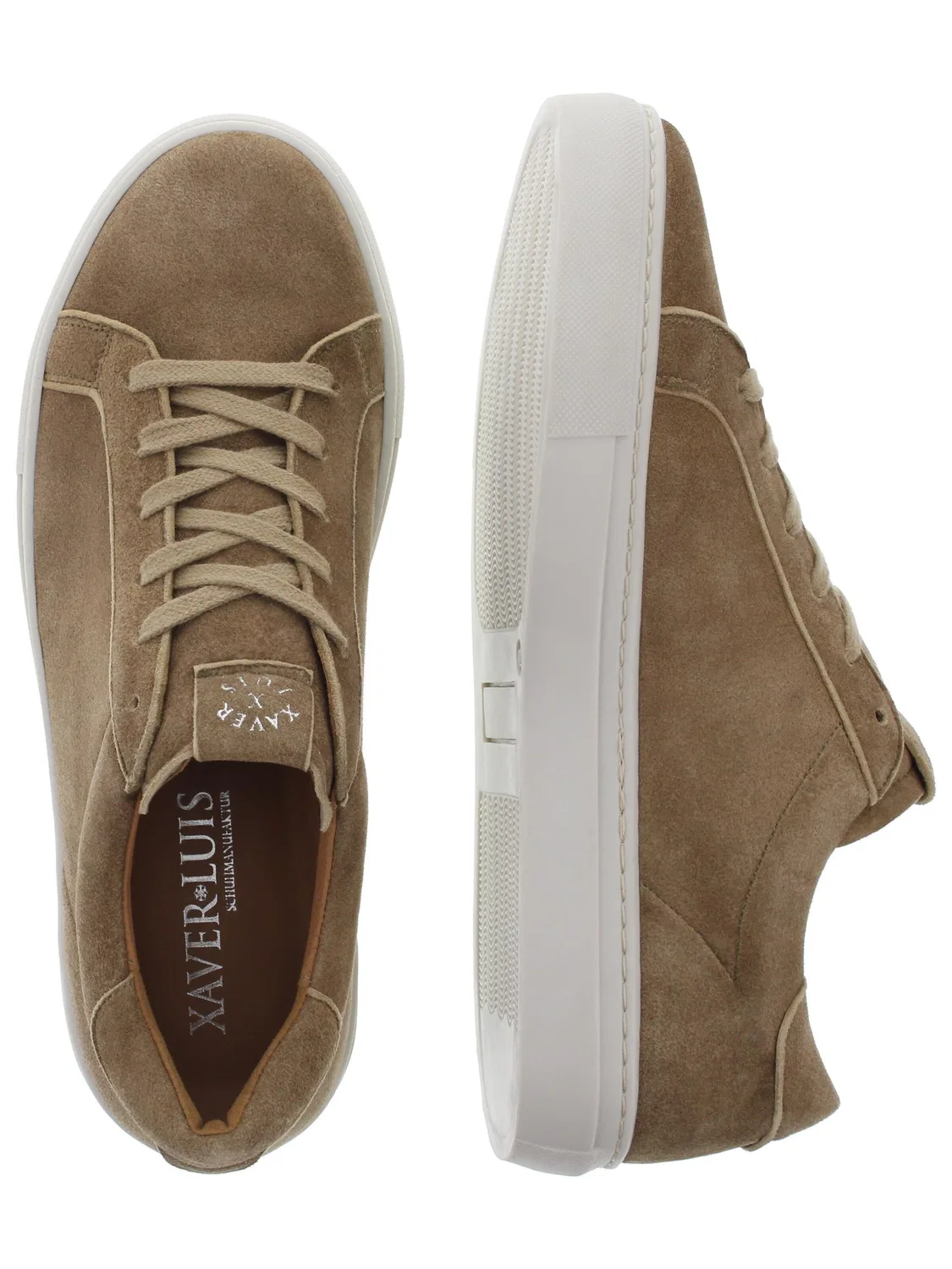 Кроссовки 'MARCO - Sneaker aus Hirschvelour-Leder' Xaver Luis Schuhmanufaktur, Camel — фото 2