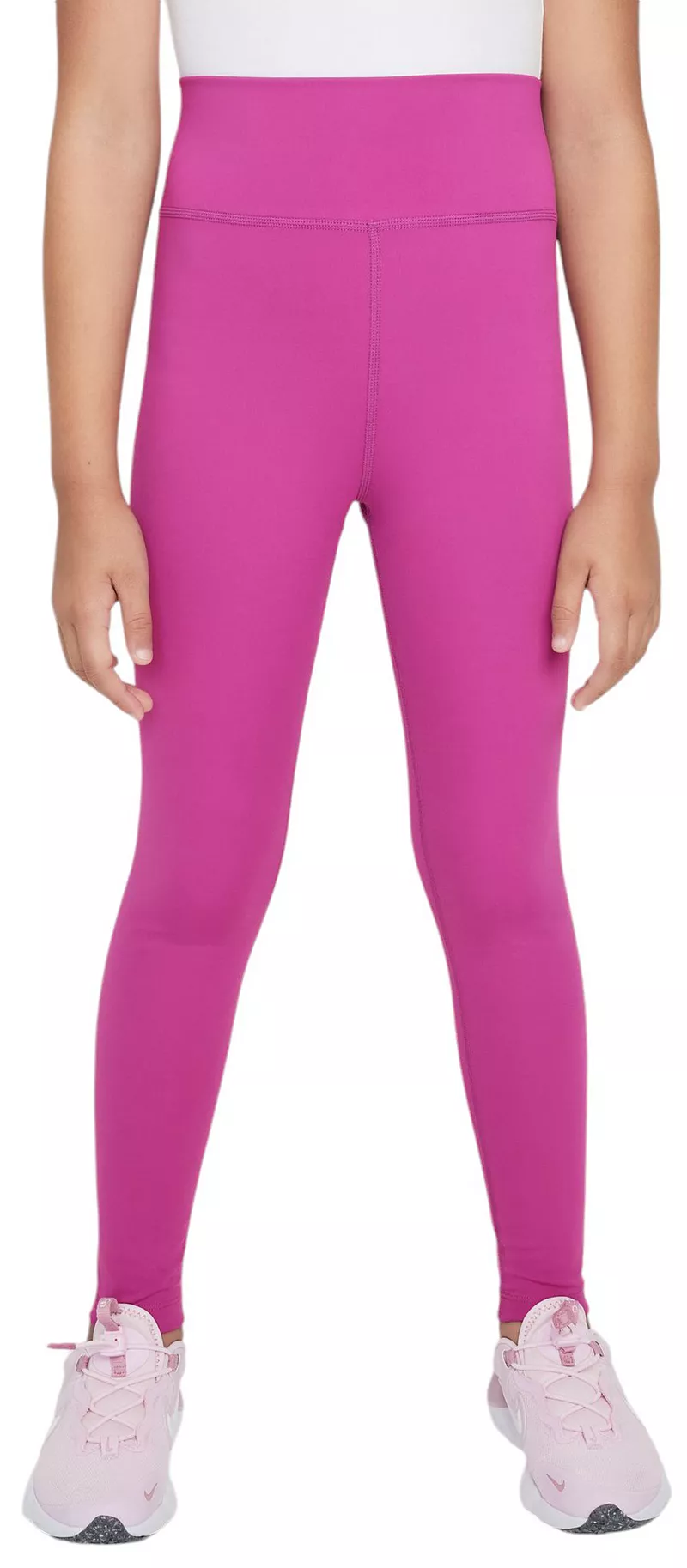 

Леггинсы Nike Dri-FIT One для девочек, цвет Hot Fuchsia