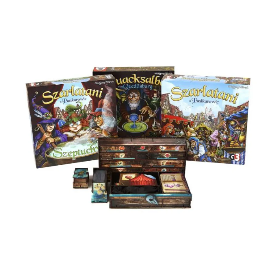 

Вставка для Quacks of Quedlinburg & Expansions UV Print, Box Inserts (E-Raptor)