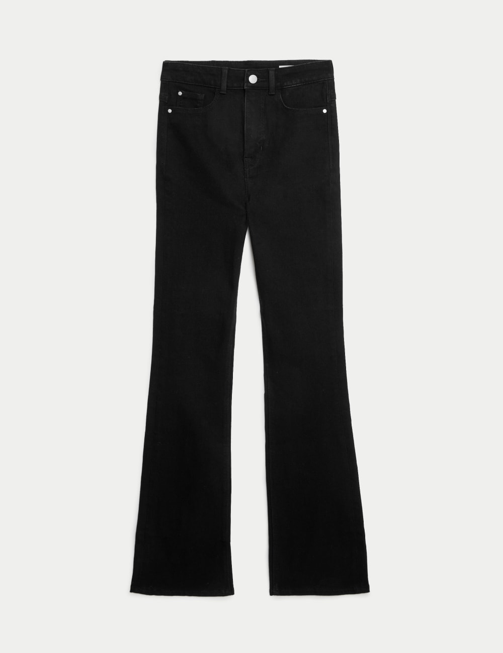 

Джинсы Magic Shaping Slim Flare с высокой талией Marks & Spencer, черный