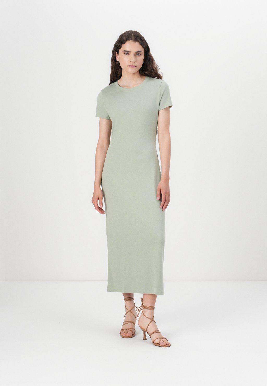 

Платье из джерси BACK CUTOUT MIDI DRESS GAP, зеленый