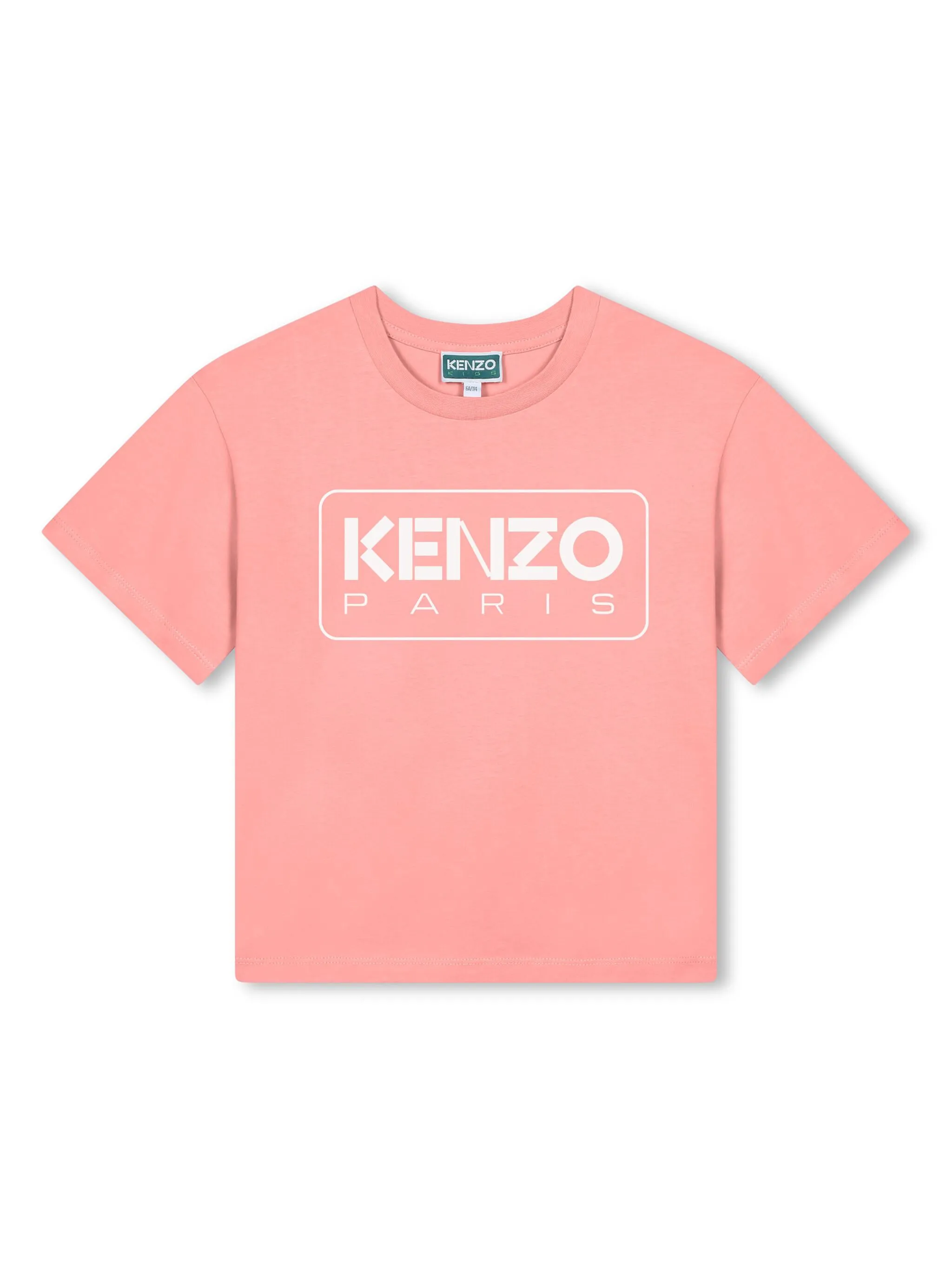 

Футболка с логотипом Kenzo Kids, розовый