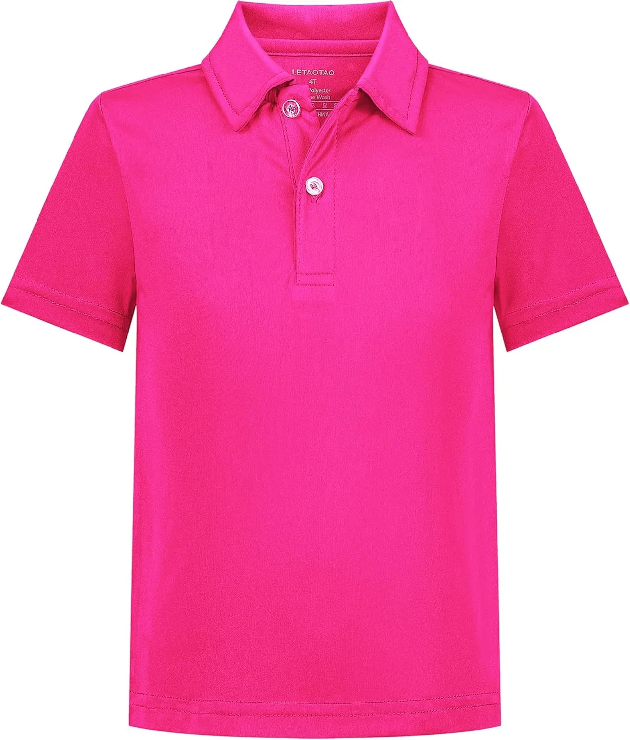Детское поло Neon Pink, LETAOTAO, для мальчиков