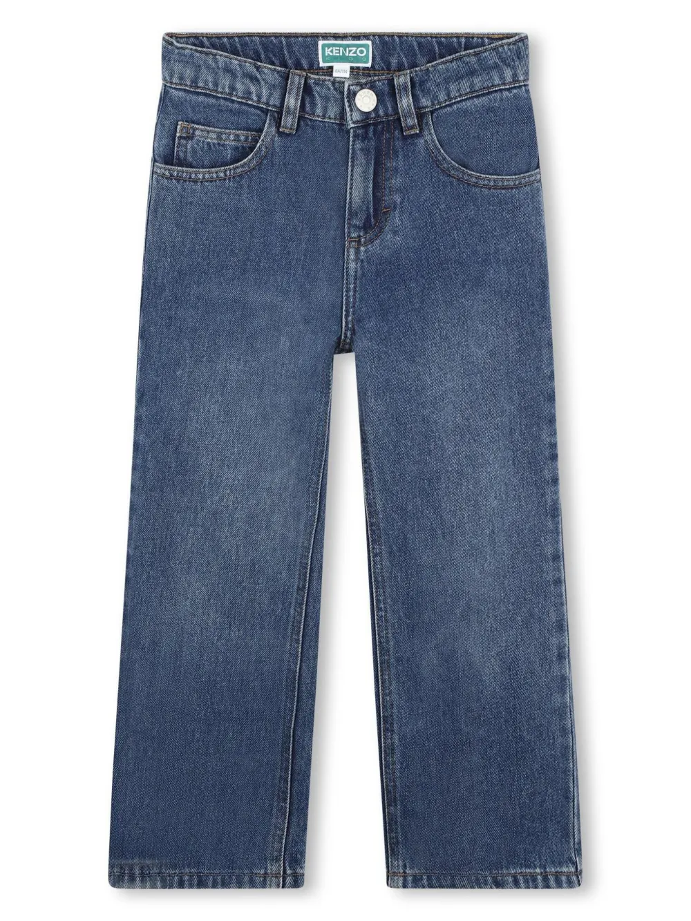 

Джинсы с логотипом Kenzo Kids, синий