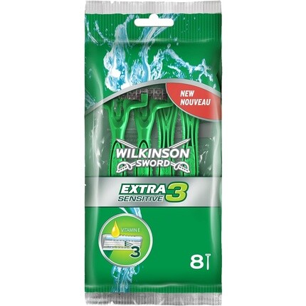 

Одноразовые бритвы Wilkinson Extra3 Sensitive 8, Wilkinson Sword