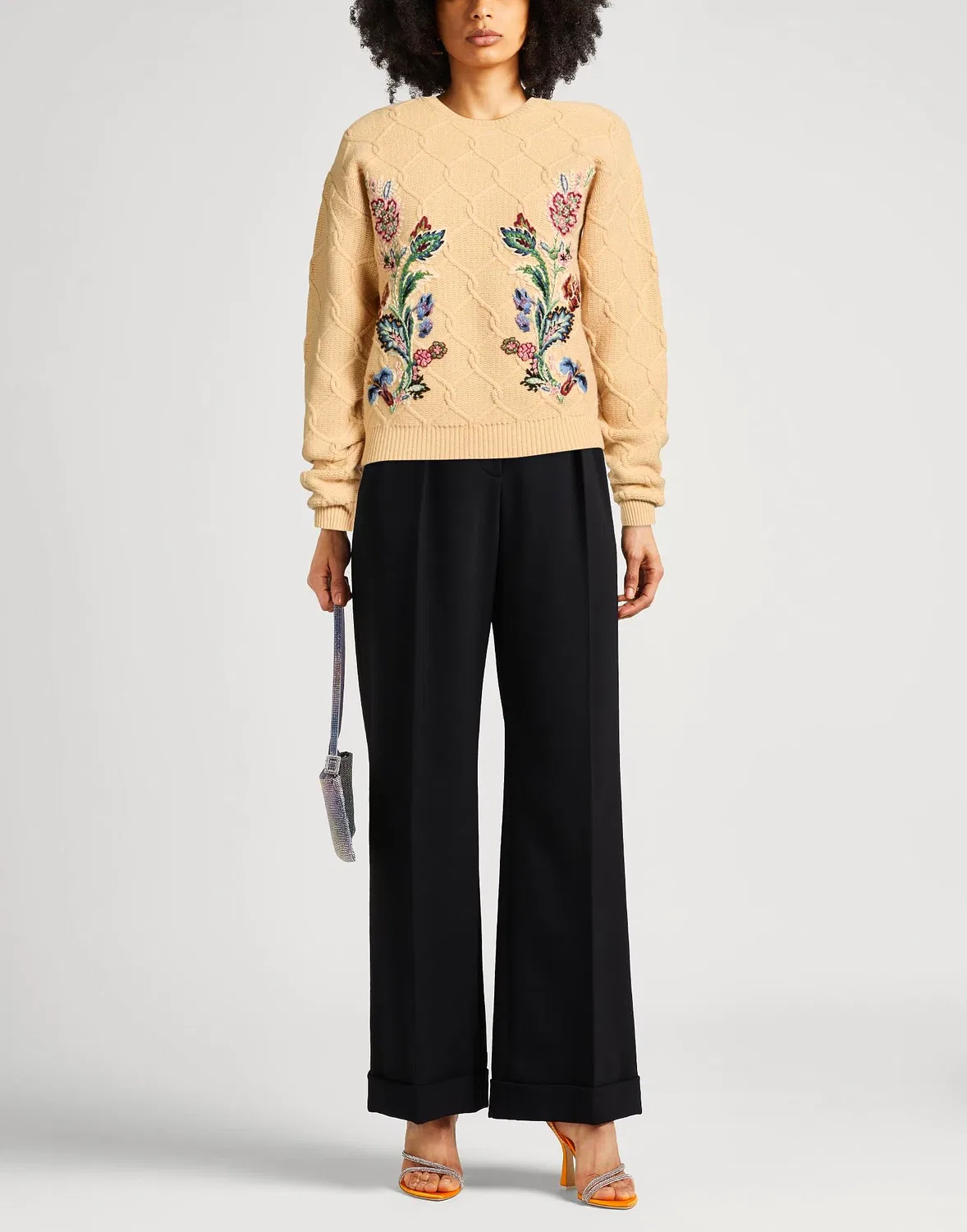 Свитер с вышивкой ETRO Sand — фото 2
