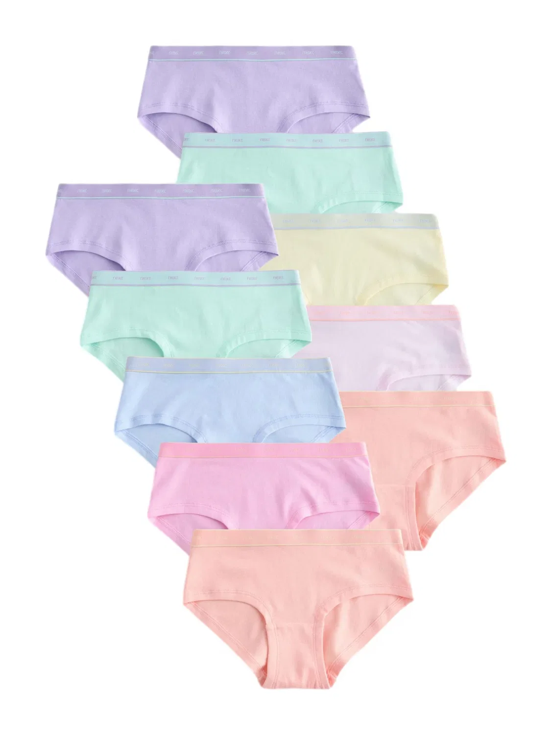 Трусы Next, Pastel Blue/Pastel Yellow/Mint/Pastel Purple/Pastel Orange/Rose/Pastel Pink
