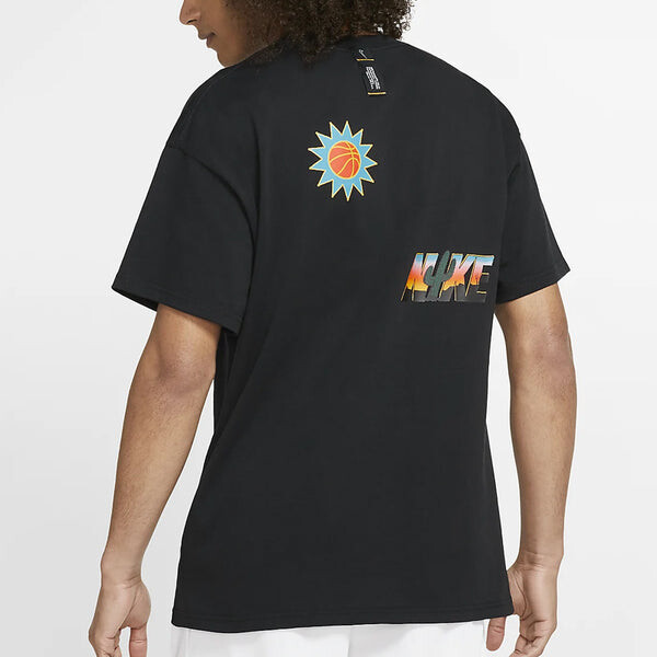 Футболка exploration sports printed tee men black Nike, черный — фото 3