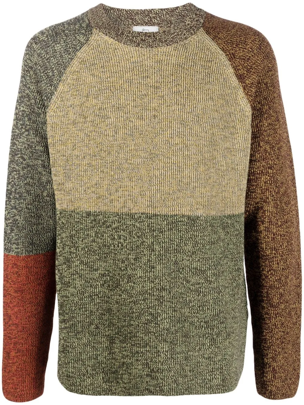 

Джемпер в стиле колор-блок WOOLRICH, золотой