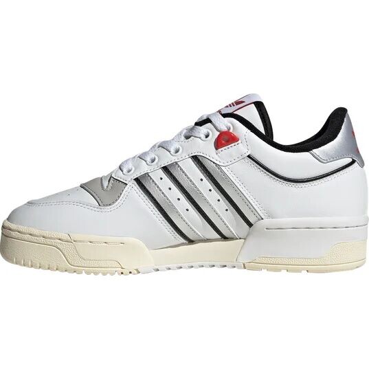 Кроссовки Rivalry Low 86 W adidas, цвет Weiß/Metallisches Silber/Schwarz — фото 2