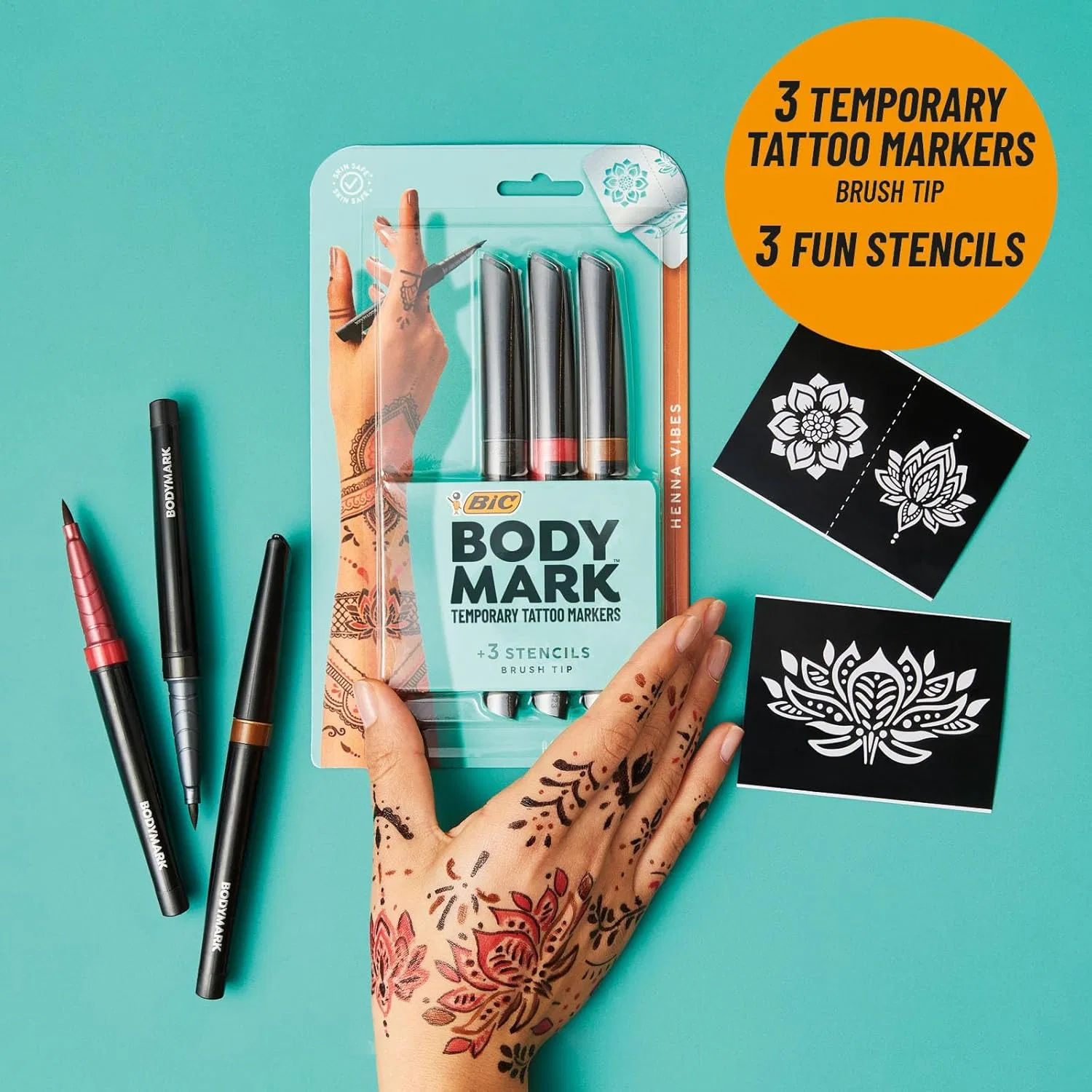 Временные маркеры для тату «BodyMark» от BIC Bodymark — фото 4