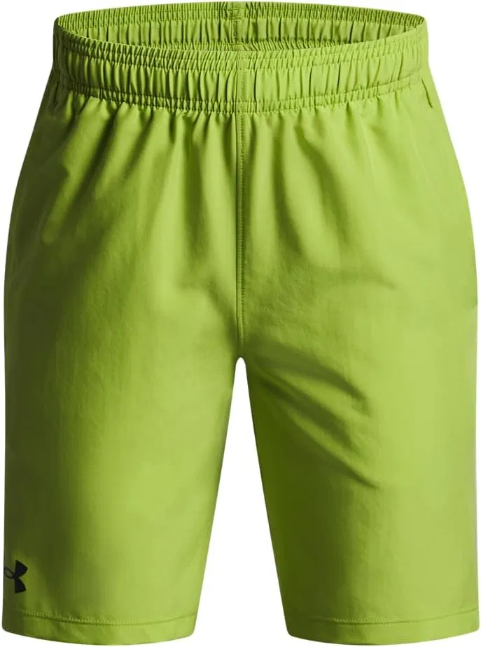 Детские шорты Under Armour Performance Woven Shorts, (326) Green Vibe//Black