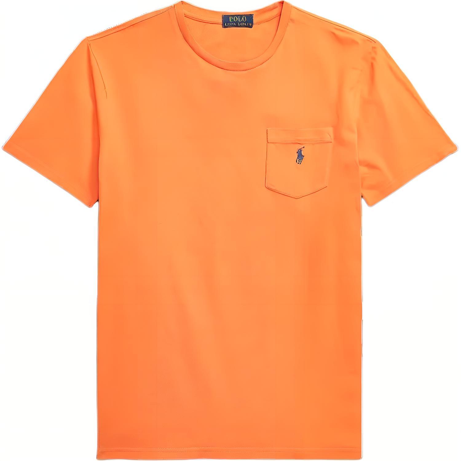 Polo Ralph Lauren Футболка мужская оранжевая — фото 3