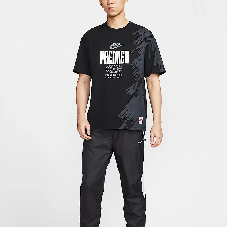 Мужская футбольная футболка Max90 Nike, черный — фото 4