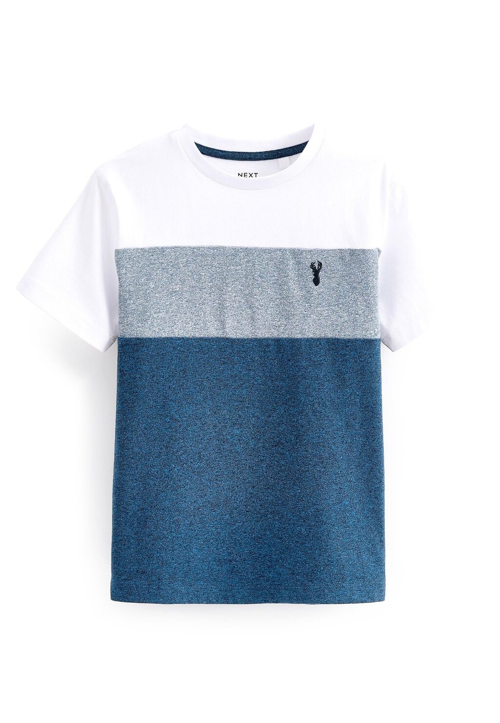 

Футболка с принтом SHORT SLEEVE Next, цвет blue white textured