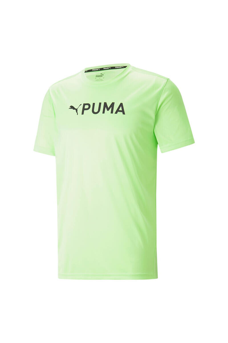 

Футболка с логотипом Puma Fit — CF Graphic Puma, зеленый
