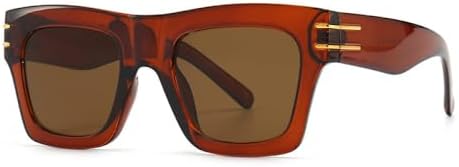 

Солнцезащитные очки большого квадратного размера 2026 года для женщин и мужчин, винтажные солнцезащитные очки с защитой от УФ-излучения UV400, ретро-очки Drive Eyewear MTZJH, C6