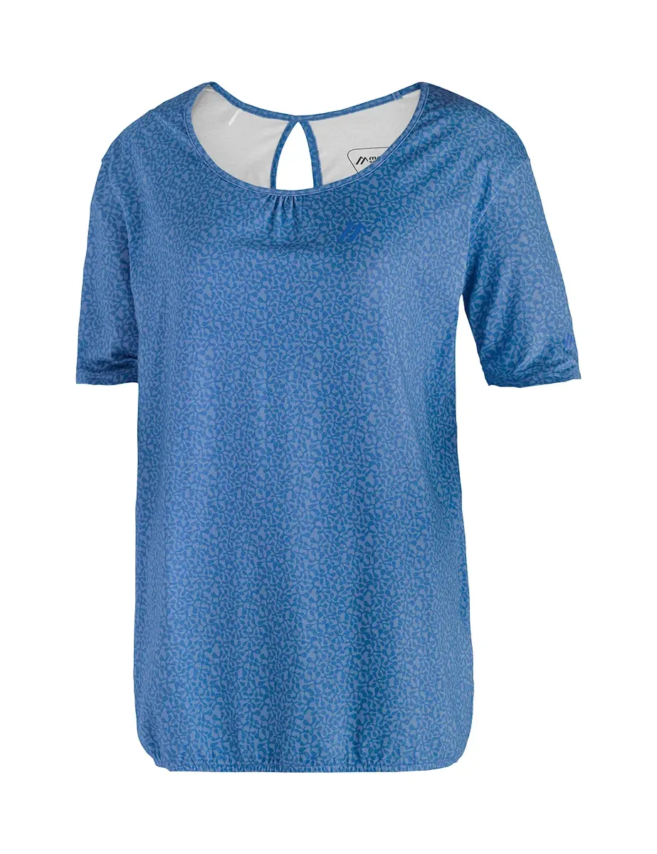 

Спортивная футболка Maier "Murr Shirt W", женская функциональная рубашка, дышащая рубашка для отдыха Maier Sports, синий
