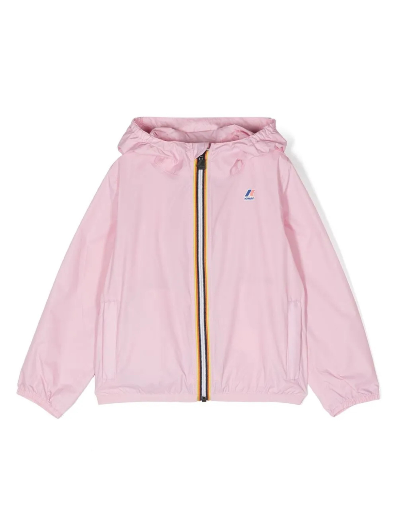 

Куртка Le Vrai на молнии с капюшоном K Way Kids, розовый