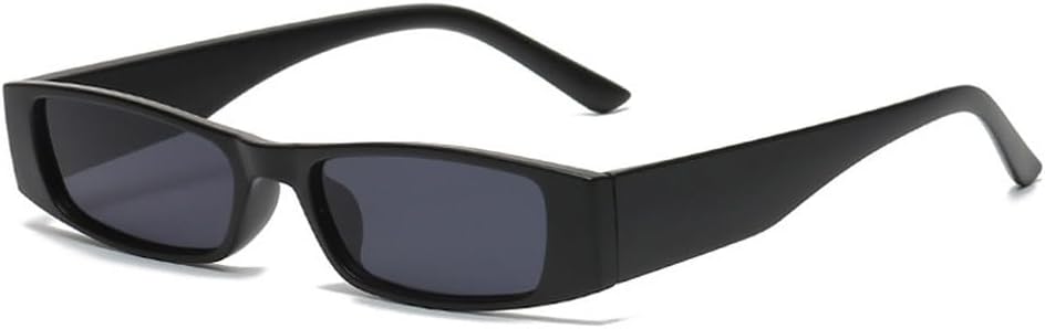 

Ретро-солнцезащитные очки прямоугольной формы для женщин, модные очки с леопардовым принтом и градиентом, солнцезащитные очки UV400 для мужчин TKKTLLT, Matte Black Gray