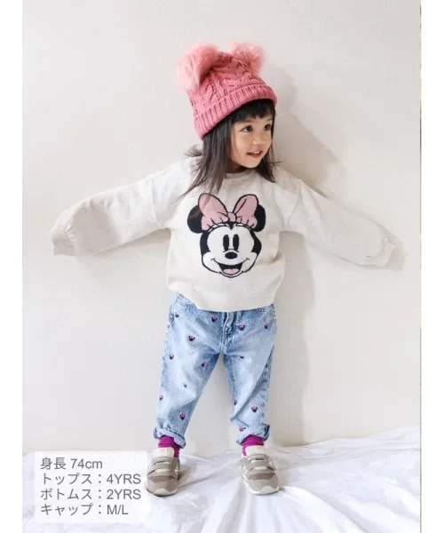 Джинсы Babygap Disney Washwell Mom Jeans — фото 4
