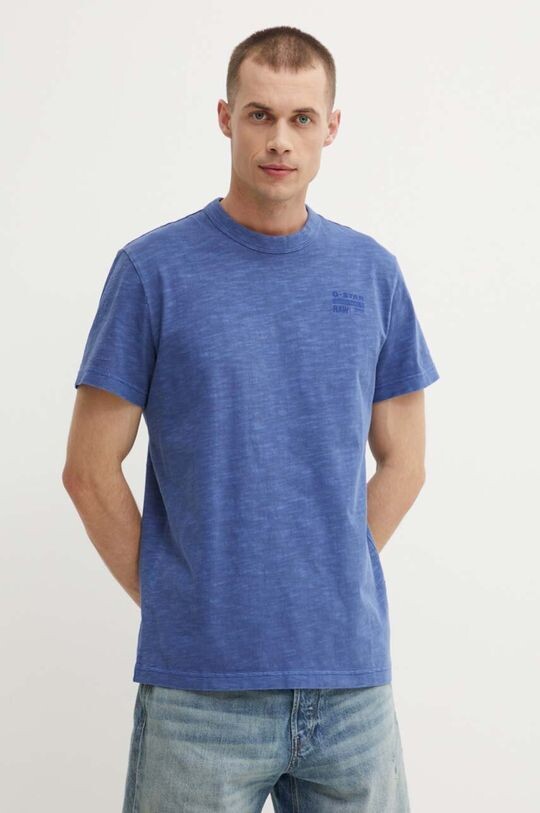 

Хлопковая футболка G-Star Raw, синий