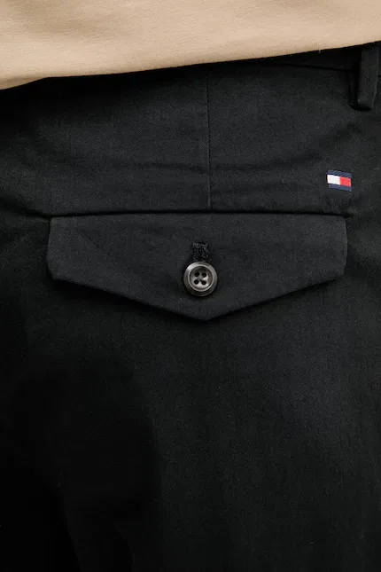Чинос мужские с хлопком Tommy Hilfiger, черный — фото 4