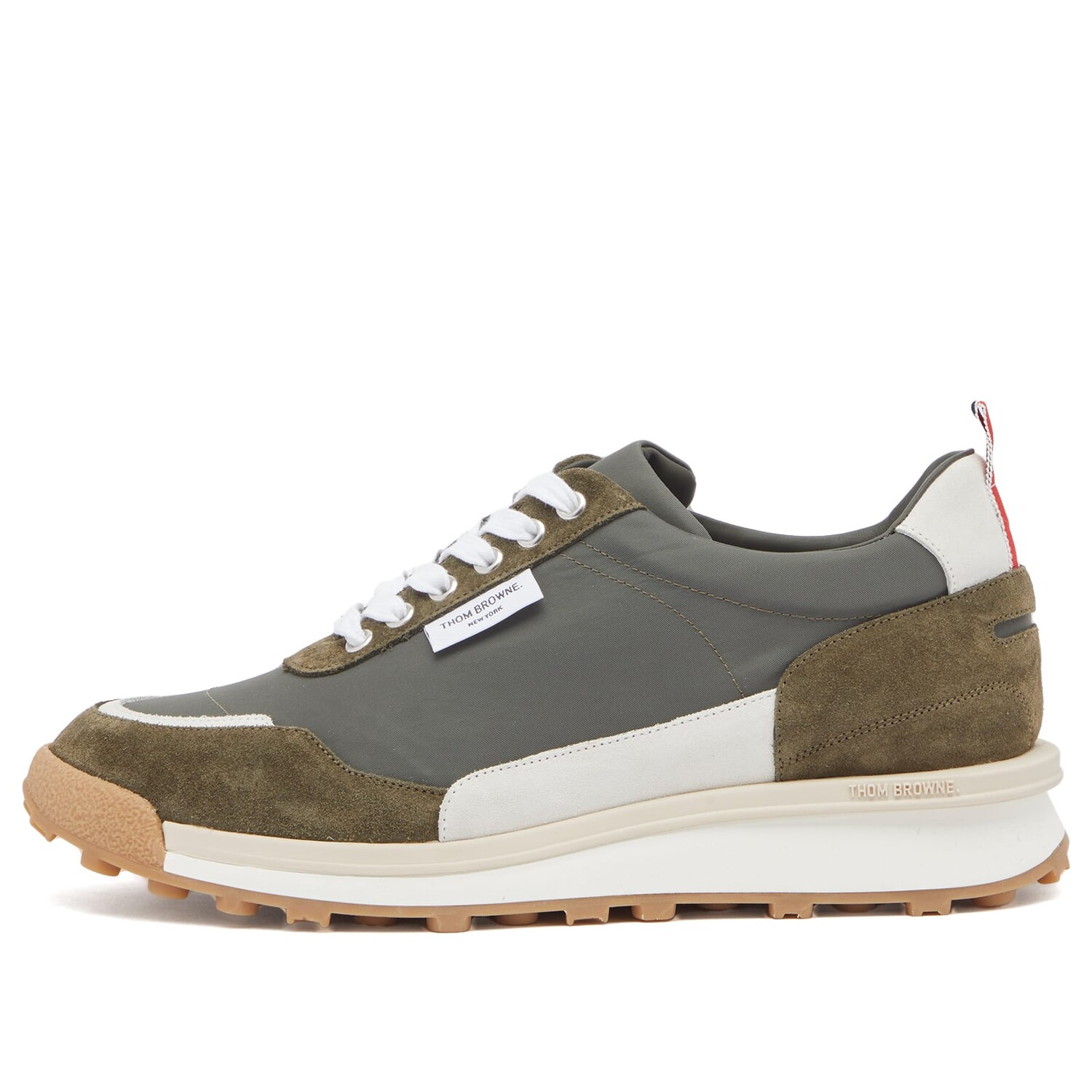 

Кроссовки Thom Browne Alumni Tech Sneaker, цвет Dark Green