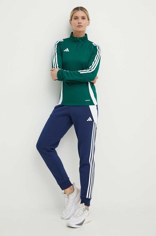 Тренировочная толстовка Adidas Tiro 24 Training Top, зеленый — фото 3