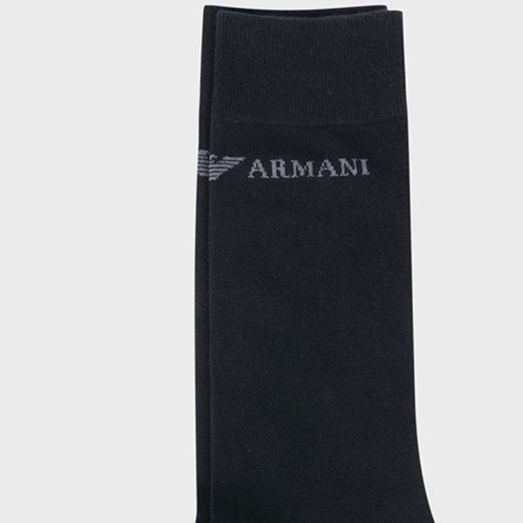Носки до колена мужские 3 пары черные EMPORIO ARMANI — фото 4
