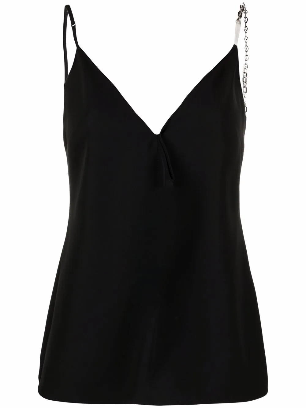 

Топ с цепочной бретелей Givenchy, черный