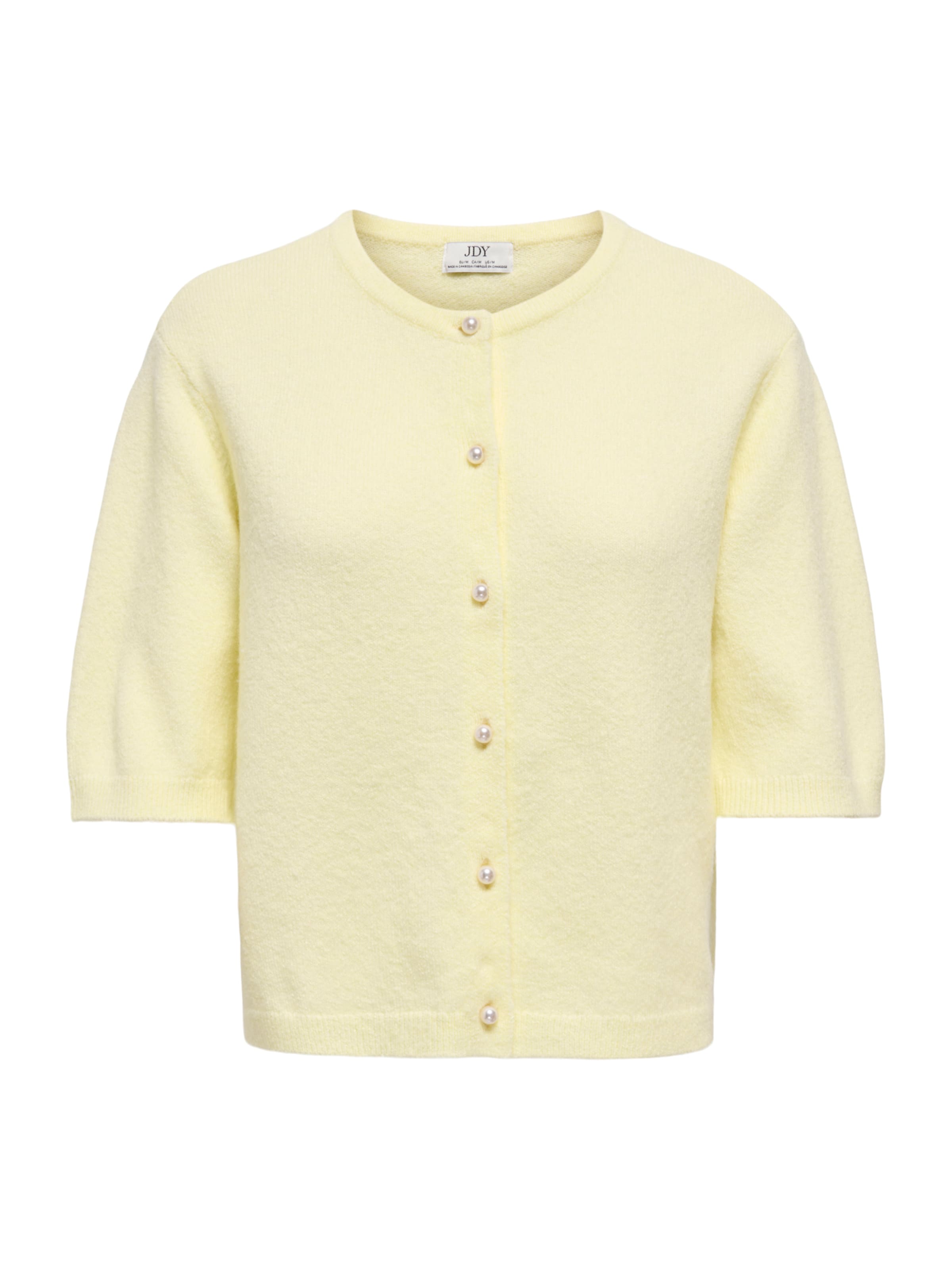 

Кардиган 'JDYRUE' вязаный светло-желтый