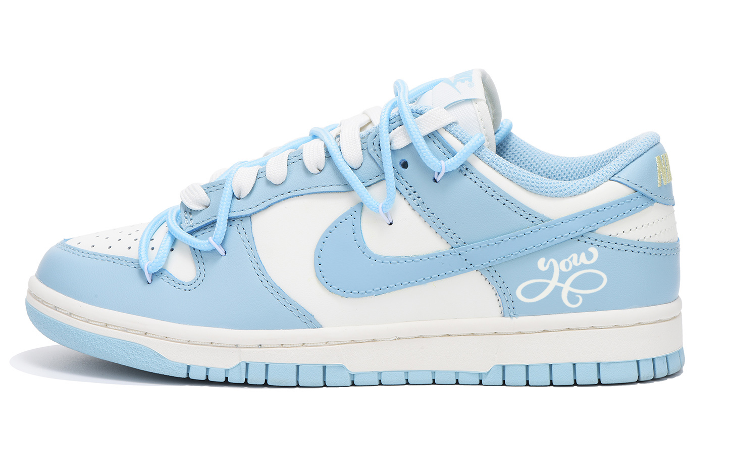 

Кроссовки Nike Dunk Skateboard Shoes Women's Low-Top Blue